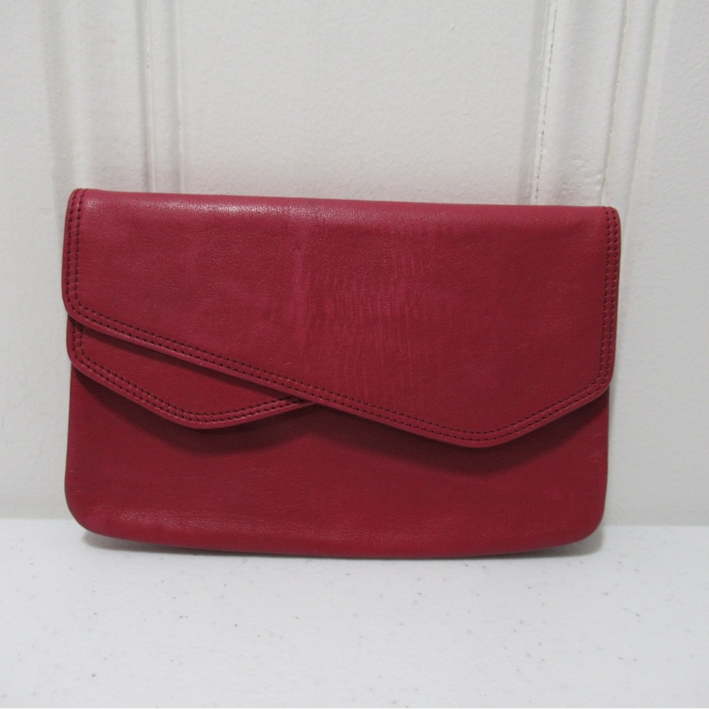 Mundi Pink Leather Wallet Made in Brazil